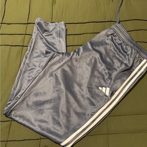 Adidas Gray Sweatpants with White Stripes (Brand New)